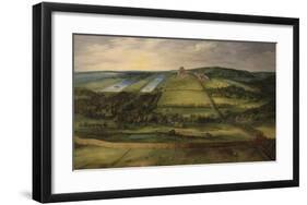 Landscape with Mariemont Castle-Pieter Bruegel the Elder-Framed Premium Giclee Print