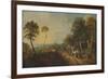 'Landscape with Market Cart', 18th century, (1935)-Thomas Gainsborough-Framed Giclee Print