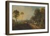 'Landscape with Market Cart', 18th century, (1935)-Thomas Gainsborough-Framed Giclee Print