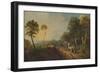 'Landscape with Market Cart', 18th century, (1935)-Thomas Gainsborough-Framed Giclee Print