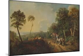 'Landscape with Market Cart', 18th century, (1935)-Thomas Gainsborough-Mounted Giclee Print