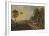 'Landscape with Market Cart', 18th century, (1935)-Thomas Gainsborough-Framed Giclee Print