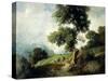 Landscape with Markings-Luigi Rossi-Stretched Canvas