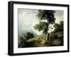 Landscape with Markings-Luigi Rossi-Framed Giclee Print