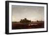 Landscape with Marsh (Oil on Cradled Panel)-Theodore Rousseau-Framed Premium Giclee Print