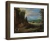 Landscape with Men Playing 'Mail À La Chicane', 1624-Paul Brill-Framed Giclee Print