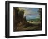 Landscape with Men Playing 'Mail À La Chicane', 1624-Paul Brill-Framed Giclee Print