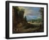 Landscape with Men Playing 'Mail À La Chicane', 1624-Paul Brill-Framed Giclee Print