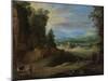 Landscape with Men Playing 'Mail À La Chicane', 1624-Paul Brill-Mounted Giclee Print