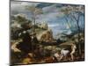 Landscape with Mercury and Argus, c.1570-Flemish School-Mounted Giclee Print