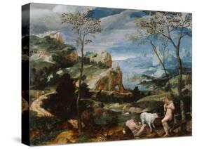 Landscape with Mercury and Argus, c.1570-Flemish School-Stretched Canvas