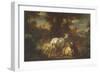 Landscape with Mercury and Battus-Pieter Mulier the Younger-Framed Giclee Print