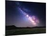 Landscape with Milky Way. Night Sky with Stars at Mountains.-Denis Belitsky-Mounted Photographic Print