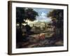 Landscape with Moses Saved from the Nile, Late 17th or 18th Century-Etienne Allegrain-Framed Giclee Print