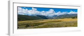 Landscape with mountain in background, Moraine Park, Rocky Mountain National Park, Colorado, USA-null-Framed Photographic Print