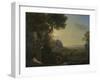 Landscape with Narcissus and Echo, 1644-Claude Lorraine-Framed Giclee Print