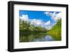 Landscape with Nice Summer Day on River-pavel klimenko-Framed Photographic Print
