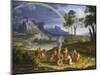 Landscape with Noah Offering a Sacrifice of Gratitude, 1803-Joseph Anton Koch-Mounted Giclee Print