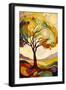 Landscape with Oak Tree-Avril Anouilh-Framed Art Print