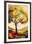 Landscape with Oak Tree-Avril Anouilh-Framed Art Print