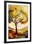 Landscape with Oak Tree-Avril Anouilh-Framed Art Print
