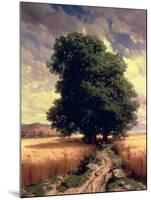 Landscape with Oaks, 1859-Alexandre Calame-Mounted Giclee Print