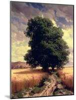 Landscape with Oaks, 1859-Alexandre Calame-Mounted Giclee Print