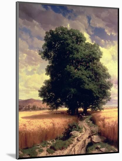 Landscape with Oaks, 1859-Alexandre Calame-Mounted Giclee Print