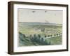 Landscape with Observation Balloons, 1914-18-Christopher Richard Wynne Nevinson-Framed Giclee Print