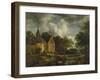 Landscape with Old Church-Jacob Isaacksz Van Ruisdael-Framed Giclee Print