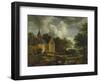 Landscape with Old Church-Jacob Isaacksz Van Ruisdael-Framed Giclee Print