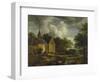 Landscape with Old Church-Jacob Isaacksz Van Ruisdael-Framed Giclee Print