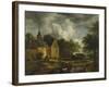 Landscape with Old Church-Jacob Isaacksz Van Ruisdael-Framed Giclee Print