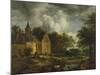 Landscape with Old Church-Jacob Isaacksz Van Ruisdael-Mounted Giclee Print