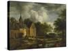 Landscape with Old Church-Jacob Isaacksz Van Ruisdael-Stretched Canvas