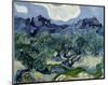 Landscape with Olive Trees-Vincent van Gogh-Mounted Art Print
