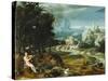 Landscape with Orpheus, c.1570-Flemish School-Stretched Canvas