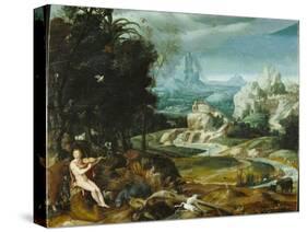 Landscape with Orpheus, c.1570-Flemish School-Stretched Canvas