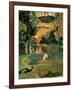 Landscape with Peacock-Paul Gauguin-Framed Art Print