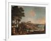 Landscape with Peasant Girls-Bartolomeo Nazzari-Framed Giclee Print