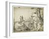 Landscape with Peasants by a Hut, 1593-Hendrik Goltzius-Framed Giclee Print