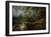 Landscape with Philemon and Baucis C.1625-Peter Paul Rubens-Framed Giclee Print