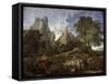 Landscape with Polyphemus, 1649-Nicolas Poussin-Framed Stretched Canvas