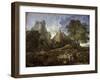 Landscape with Polyphemus, 1649-Nicolas Poussin-Framed Giclee Print