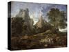 Landscape with Polyphemus, 1649-Nicolas Poussin-Stretched Canvas