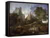 Landscape with Polyphemus, 1649-Nicolas Poussin-Framed Stretched Canvas