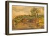 Landscape with Pond-null-Framed Giclee Print