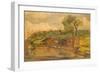 Landscape with Pond-null-Framed Giclee Print