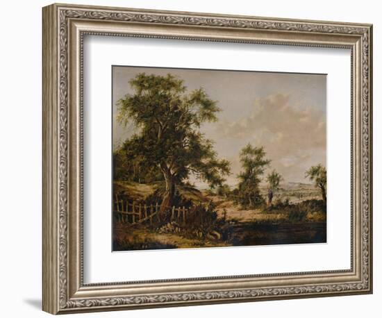 Landscape, with Pool and Tree in foreground, 1828-Patrick Nasmyth-Framed Giclee Print