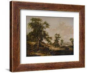 Landscape, with Pool and Tree in foreground, 1828-Patrick Nasmyth-Framed Giclee Print